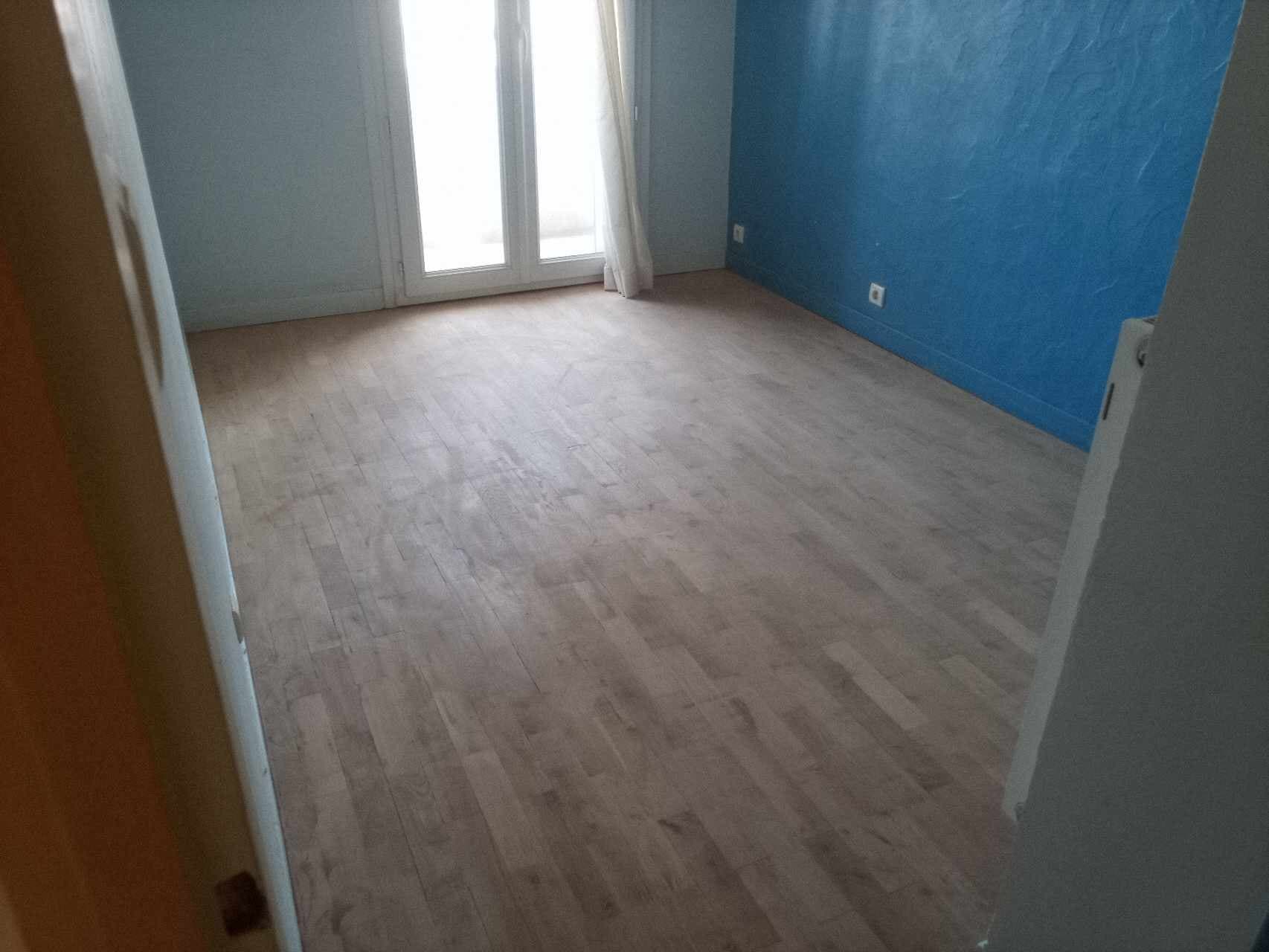 Parquet ancien après décapage